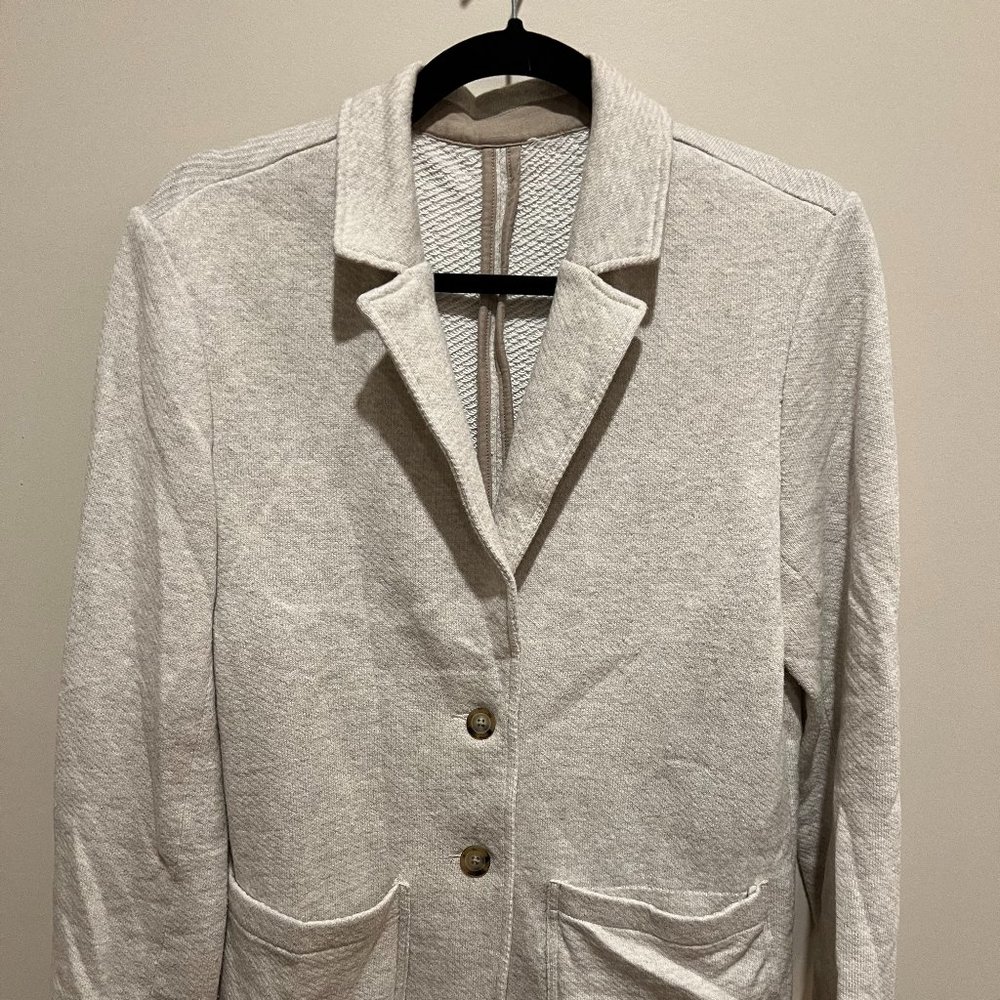 Faherty - Beige/Oat Melange - Knit Blazer - Medium